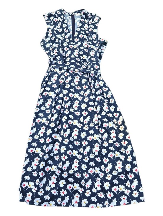 1901 Dresses & Skirts - Navy Floral Fit & Flare Dress XXL